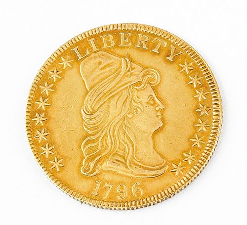 United States 1796 $10 gold coin, regular strike w