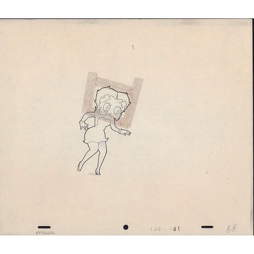 Animation Studio Production Drawing, Betty Boop