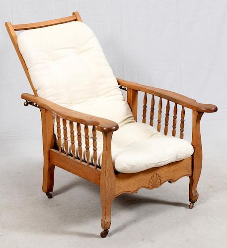 AMERICAN MORRIS-STYLE RECLINING CHAIR