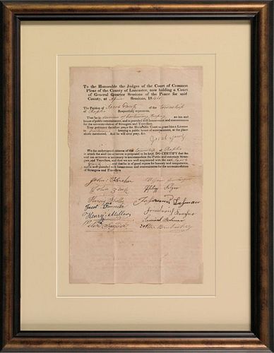 Three Lancaster County, Pennsylvania petitions, ea