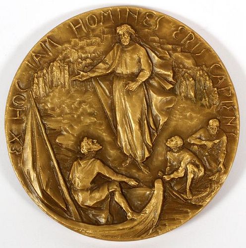 VATICAN GOLD BRONZE MEDAL POPE PAUL THE 6TH