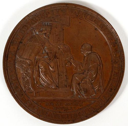 BRONZE MEDAL YOUTH LIGHTING TORCH 1865