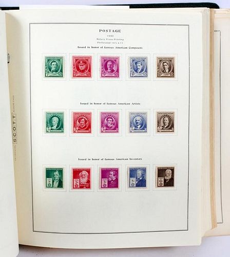 U.S STAMP ALBUM EARLY ISSUES PARTIAL & FULL-SETS