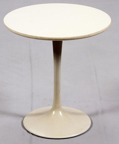 STYLE OF SAARINEN WHITE TULIP TABLE