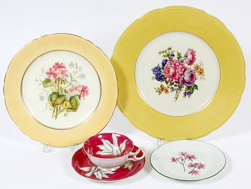 LIMOGES AND OTHERS ASSEMBLED PORCELAIN SERVICE