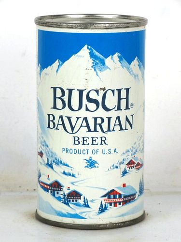 1960 Busch Bavarian Beer (5-City) 12oz 47-23v.1a Unpictured Flat Top Can Saint Louis Missouri