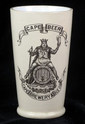 1891 Cape Beer Mettlach Tumbler Cape Girardeau Missouri