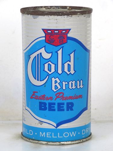 1958 Cold Brau Beer 12oz 50-04 Flat Top Can South Bend Indiana