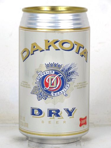 1982 Dakota Dry Beer (Test) 12oz Undocumented Bank Top Can Milwaukee Wisconsin