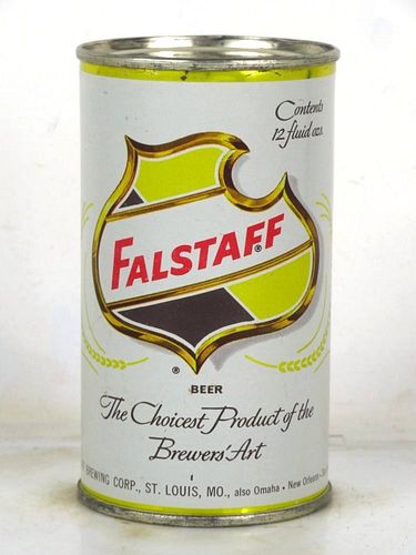 1958 Falstaff Beer 12oz 62-08.1 Flat Top Can Saint Louis Missouri