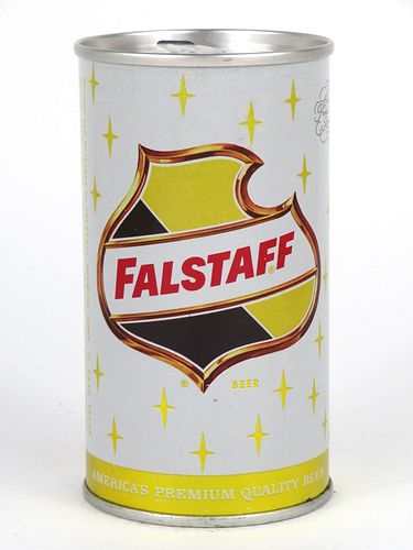 1963 Falstaff Beer 12oz No Ref. Zip Top El Paso Texas