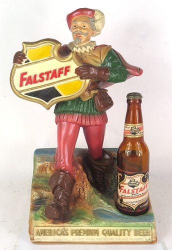 1954 Falstaff Beer Plaster Sign Saint Louis Missouri
