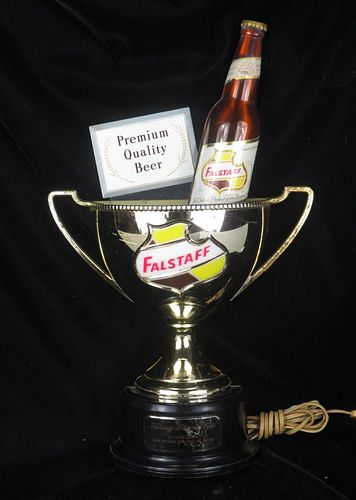 1956 Falstaff Beer "Trophy" V1 Sign Saint Louis Missouri