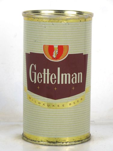 1962 Gettelman Beer 12oz 69-05 Flat Top Can Milwaukee Wisconsin