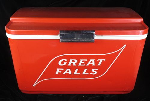 1965 Great Falls Beer "Cronco" Ice Chest Cooler Great Falls Montana