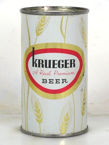 1961 Krueger Beer 12oz 90-24.2 Flat Top Can Newark New Jersey
