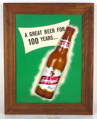 1967 Leinenkugel's Beer Sign Chippewa Falls Wisconsin