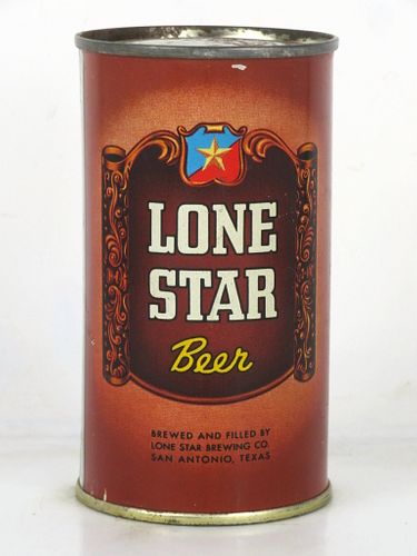 1952 Lone Star Beer 12oz 92-11 Flat Top Can San Antonio Texas