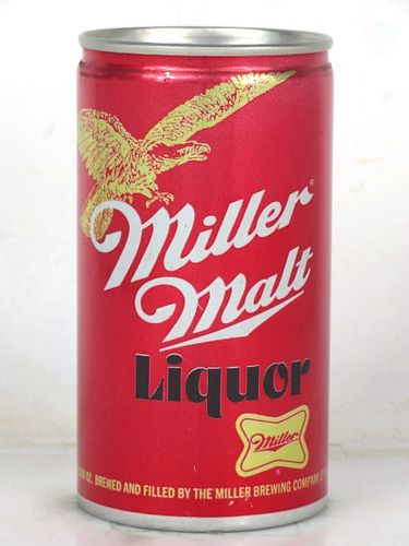 1973 Miller Malt Liquor (Test) 12oz Undocumented Ring Top Can Azusa California