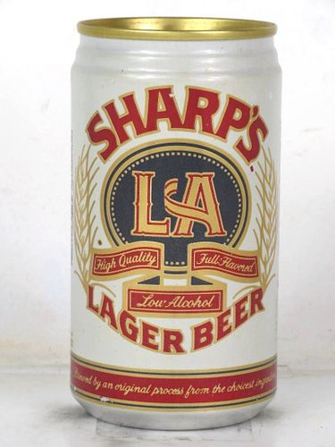 1993 Miller Sharp's LA Lager Beer (Test) 12oz Undocumented Eco-Tab Can Milwaukee Wisconsin