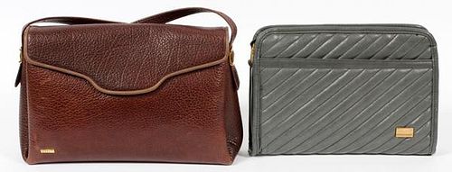 KORET AND ROSENFELD LEATHER BAGS 2 PIECES