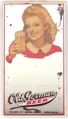 1935 Old German Beer Tap Handle Cumberland Maryland