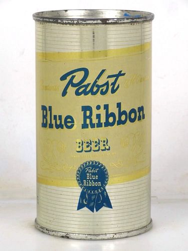 1945 Pabst Blue Ribbon Beer 12oz 111-28 Flat Top Can Milwaukee Wisconsin