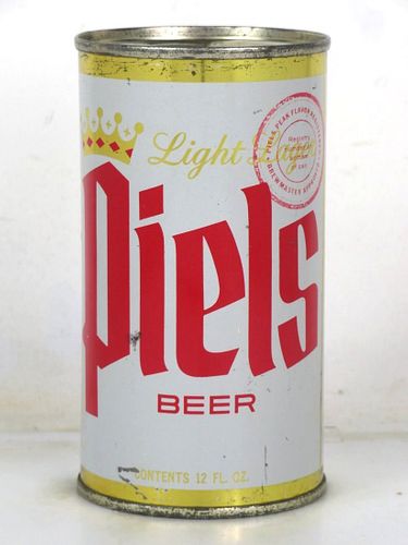 1959 Piel's Light Lager Beer 12oz 115-21.2 Flat Top Can Brooklyn New York