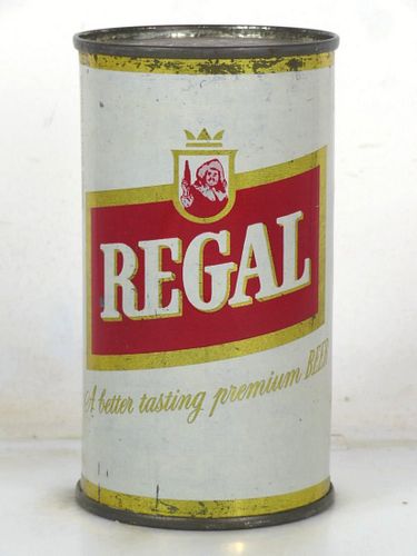 1958 Regal Beer 12oz 122-01 Flat Top Can New Orleans Louisiana