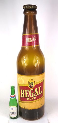 1953 Regal Beer 30 inch display bottle New Orleans Louisiana