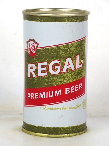 1961 Regal Premium Beer 12oz 121-32 Flat Top Can Miami Florida