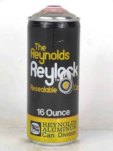 1978 Reynolds Reylock Resealable Test Can 16oz One Pint Richmond Virginia