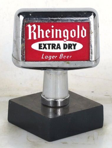 1955 Rheingold Extra Dry Beer Ball Tap Handle New York (Brooklyn) New York
