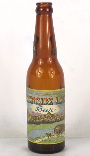 1933 Riverside Lager Beer 12oz Bottle Kankakee Illinois