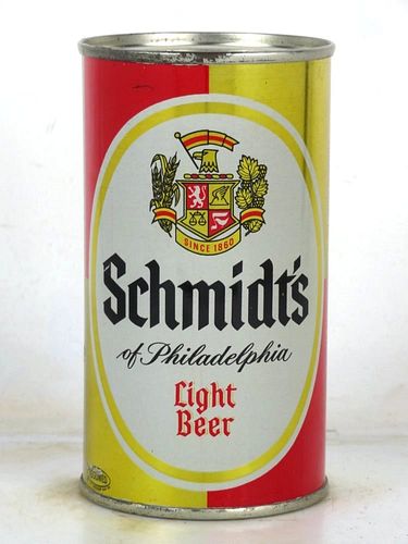 1961 Schmidt's Light Beer 12oz 131-32.1 Flat Top Can Philadelphia Pennsylvania