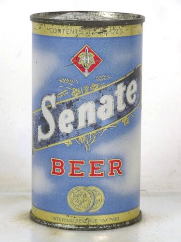 1946 Senate Beer 12oz 132-14v2 Flat Top Can Washington District Of Columbia