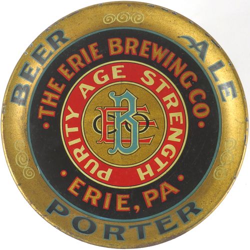 1910 Erie Brewing Co. Tip Tray Erie Pennsylvania