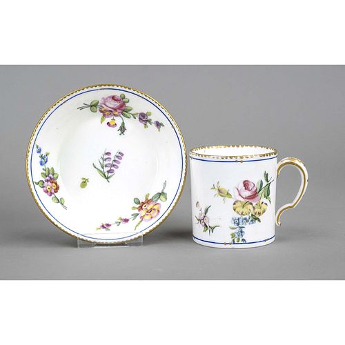 Cup with saucer, Sevres, Franc
