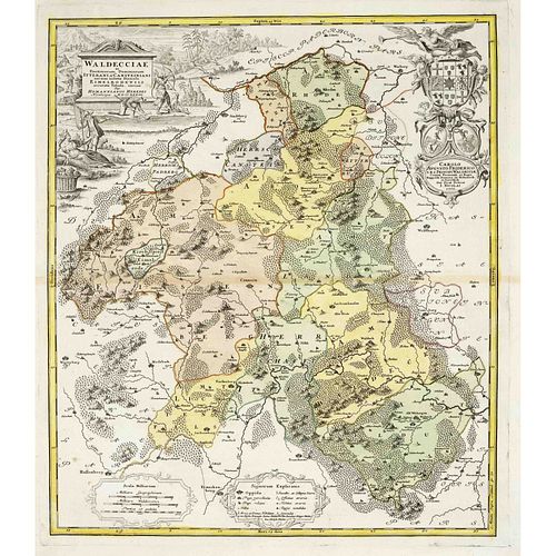Historical map of Waldeck ''Waldecci