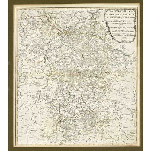 Historical map of Lower Saxony, Thom