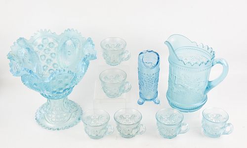 NORTHWOOD ICE BLUE PITCHER & MORE