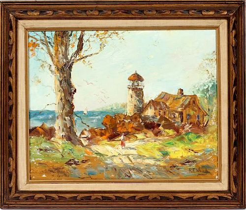 R. F. WELCH OIL ON CANVAS