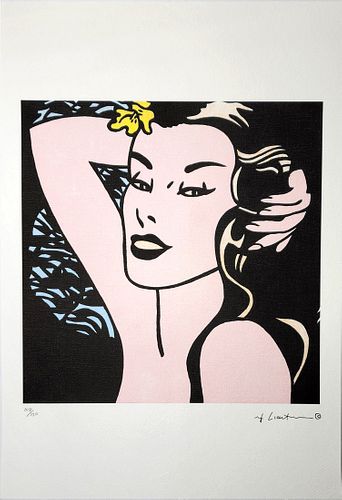 ROY LICHTENSTEIN's Little Aloha, A Limited Edition Lithography Print