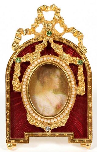 ENAMEL PICTURE FRAME FABERGE