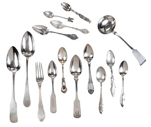 40 Pieces Assorted Silver Flatware