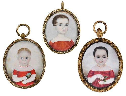Clarissa Peters Russell Three Miniatures