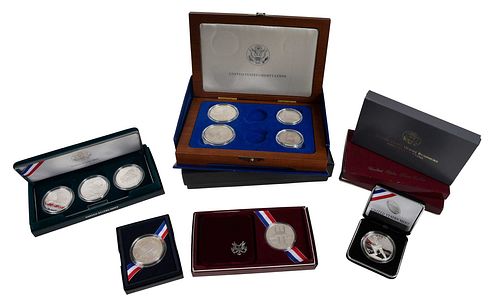 Silver and Clad Commemorative Coin Group 