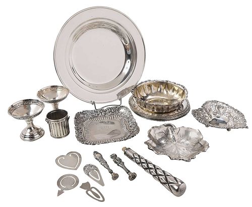19 Sterling Table Items