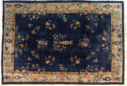 Chinese carpet, ca. 1930, 12' x 9'3".