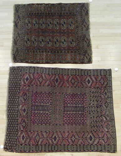 Two Turkoman carpets, early 20th c.